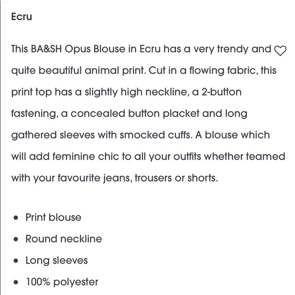 NWT Ba&sh Opus Blouse | Size 1 / US 4 | Black and Ecru, Puff Sleeve - Picture 15 of 16